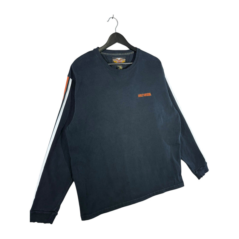 Vintage Harley Davidson Motorcycle Biker Long Sleeve Sweatshirt