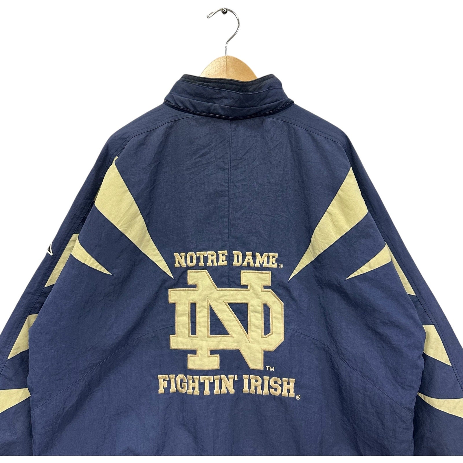 Vintage Notre Dame Fighting Irish Puffer Jacket