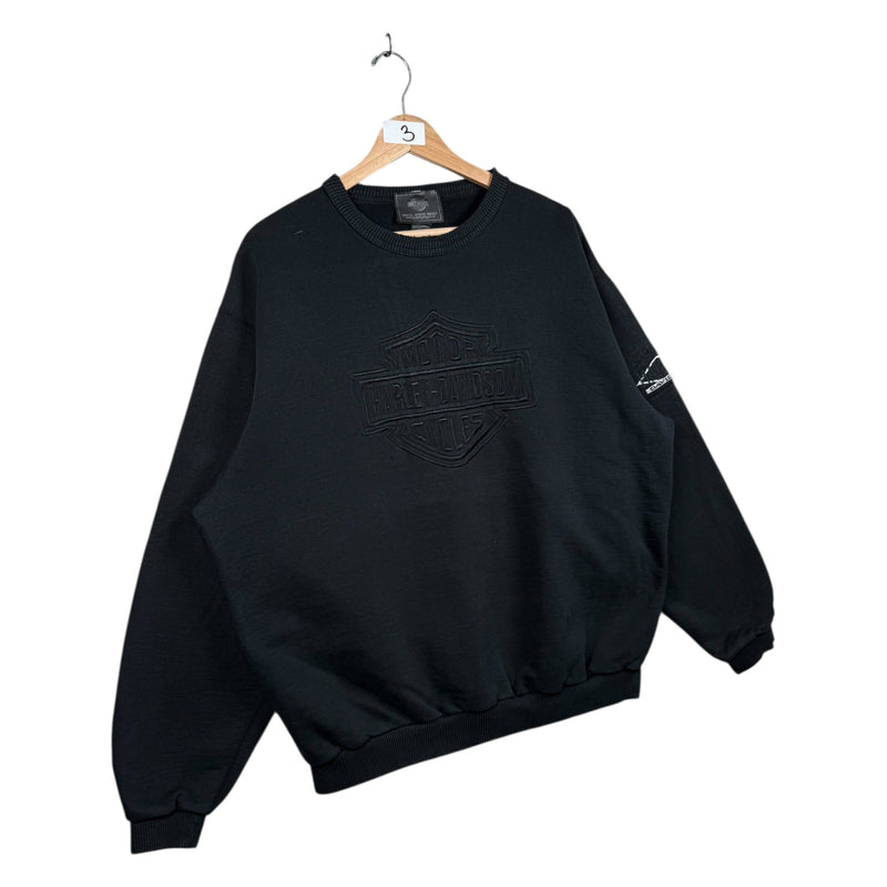 Vintage Harley Davidson Embroidered Crewneck