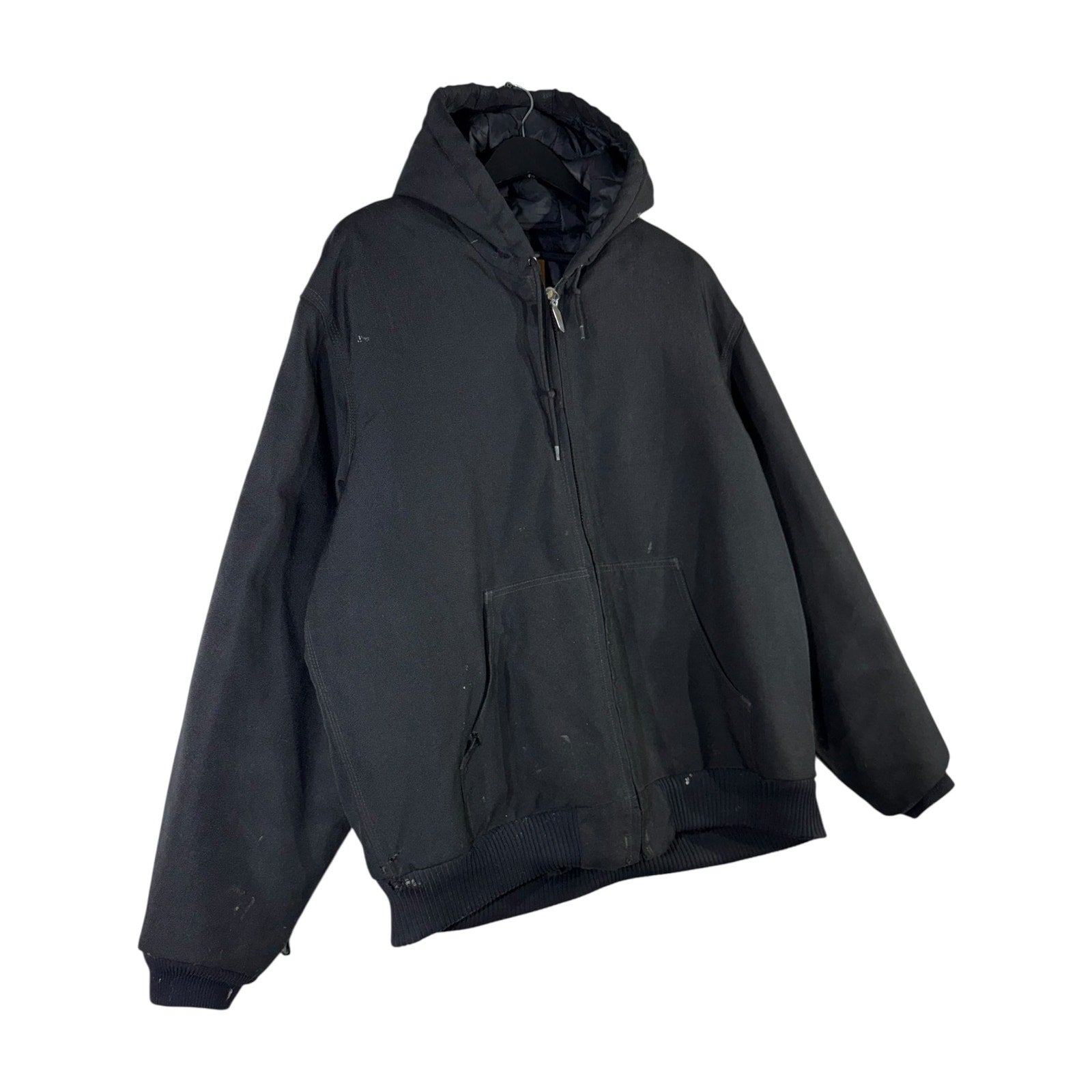 ジャケットその他 Code graphy Vintage washed cotton hooded work jacket 5MM038 LIXINGHEITANG American Hooded Washed Old Canvas Cotton