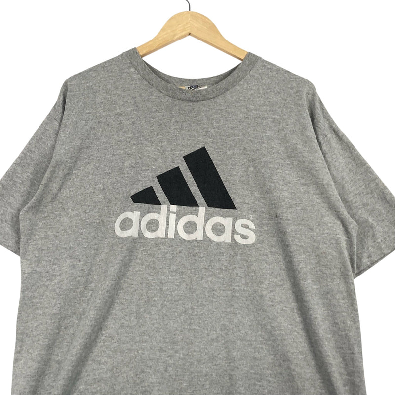 Vintage Adidas Big Front Logo Spellout Tee