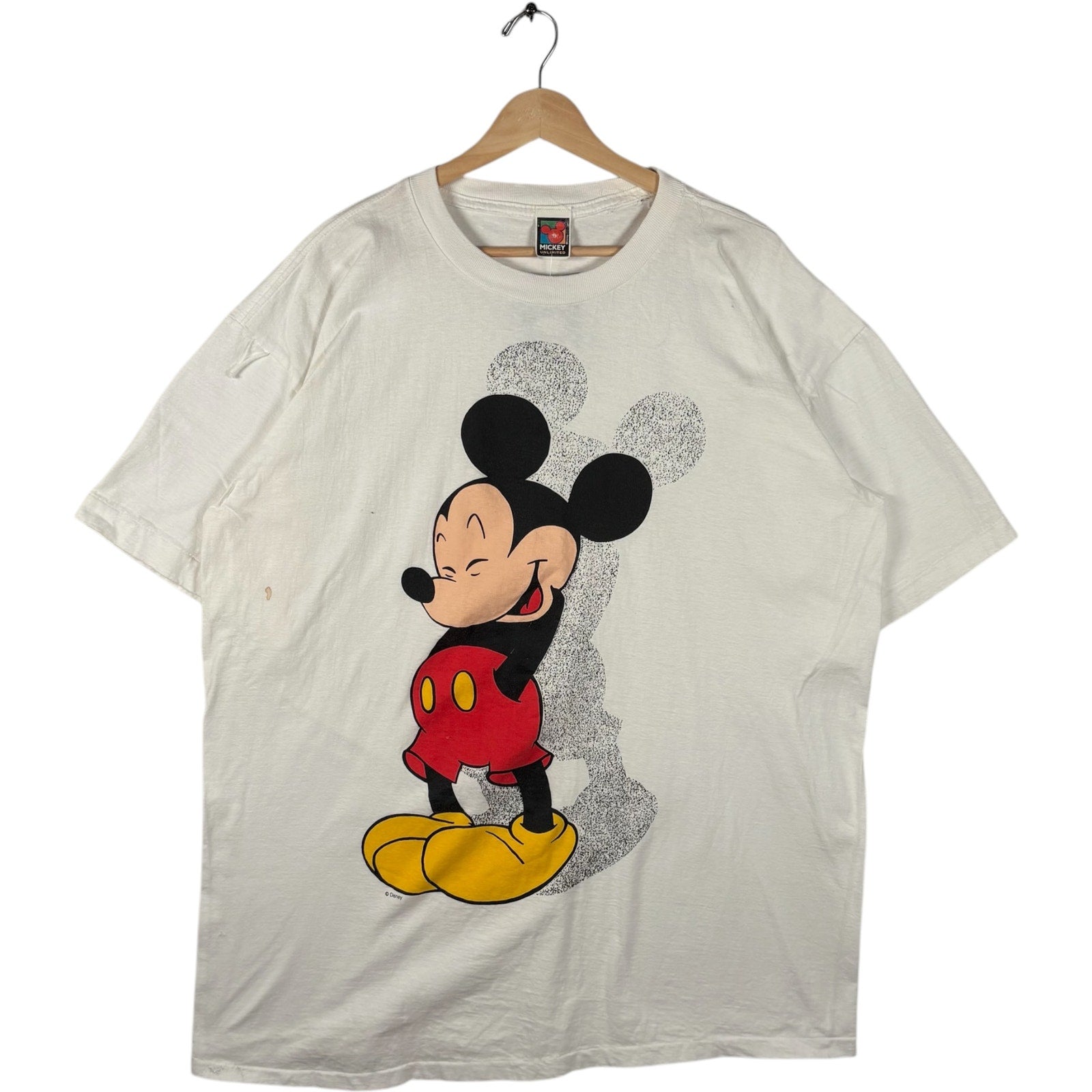 Vintage Mickey Unlimited Laughing Mickey Mouse Tee