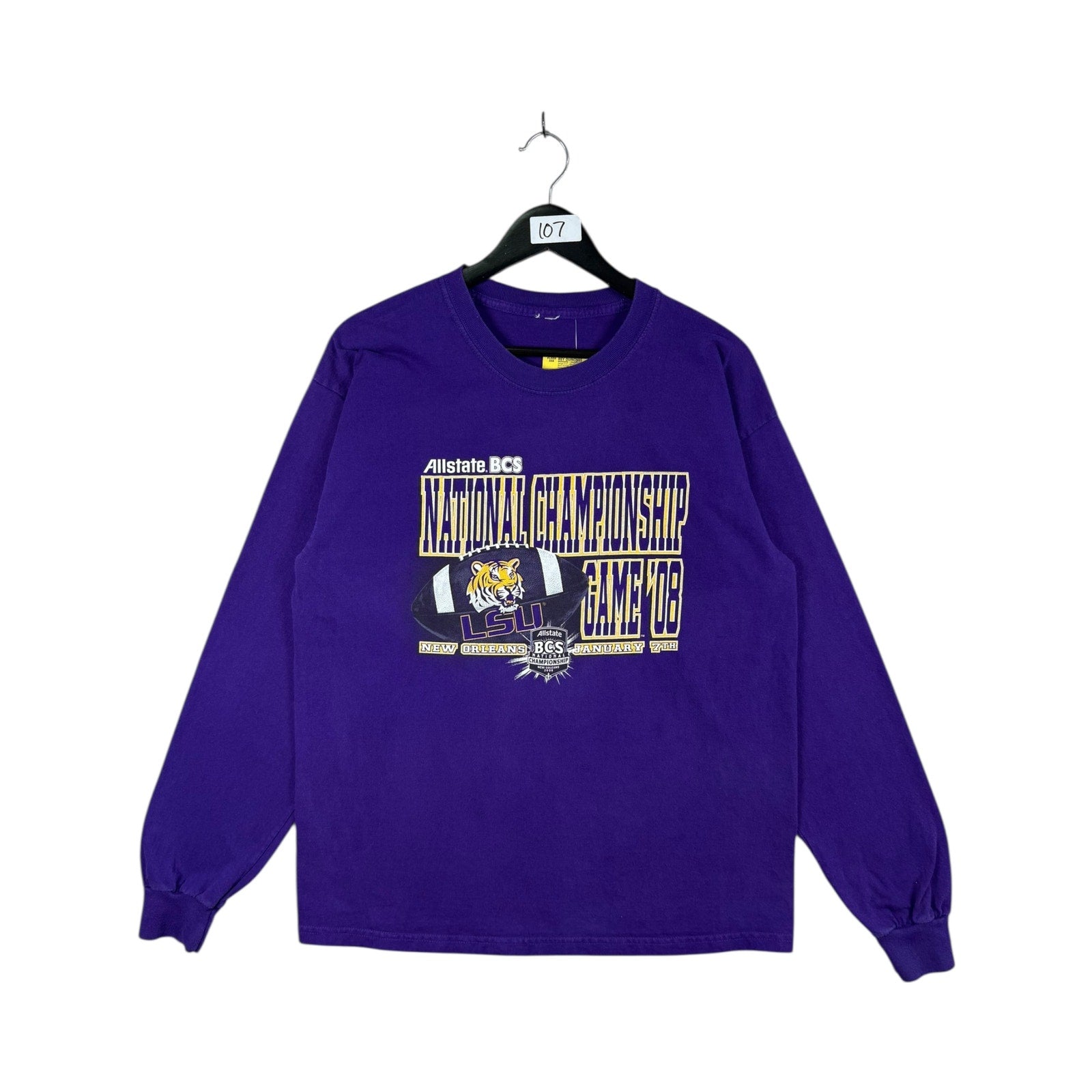 Vintage LSU Tigers National Championship Long Sleeve T-Shirt