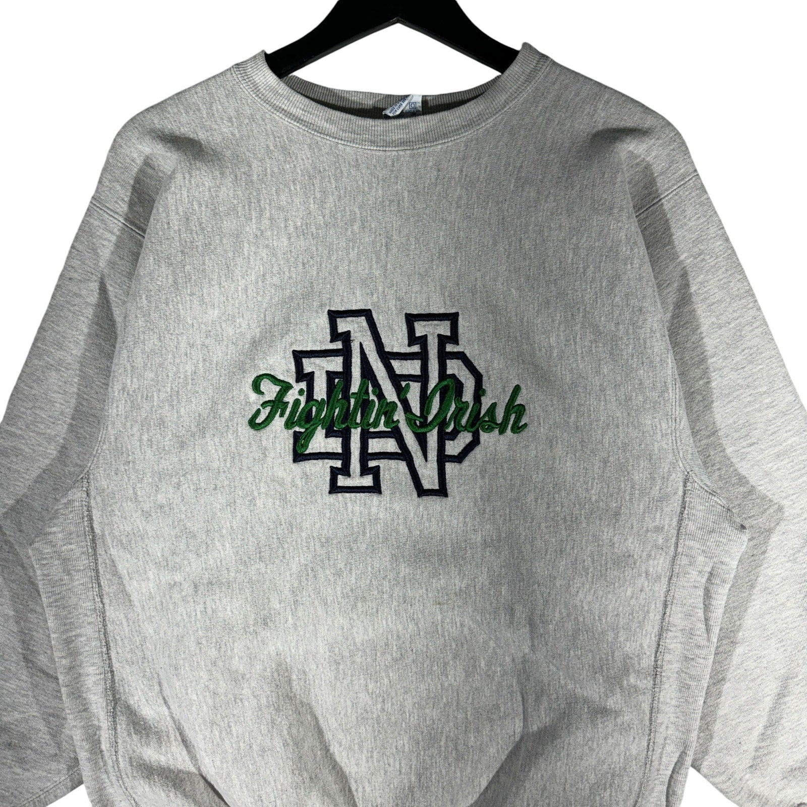 Vintage Champion Reverse Weave University of Notre Dame Crewneck