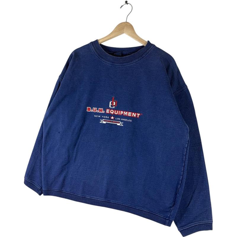 Vintage B.U.M. Equipment New York L.A Logo Crewneck