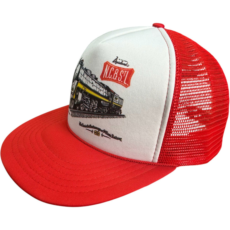 Vintage N. C. & St. L Railroad Trucker Snapback Hat