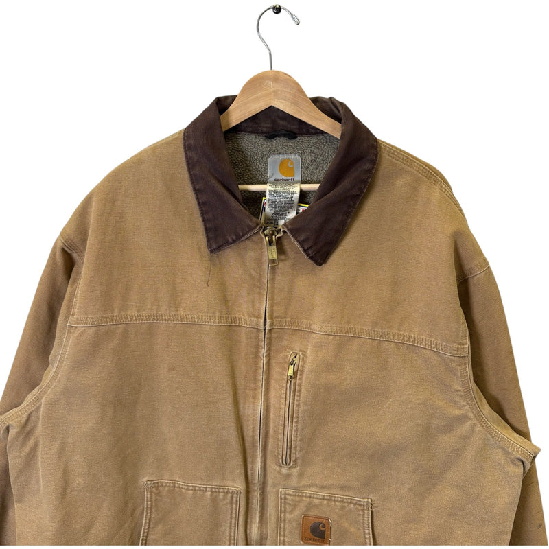 Vintage Carhartt Collared Full Zip Workwear Jacket