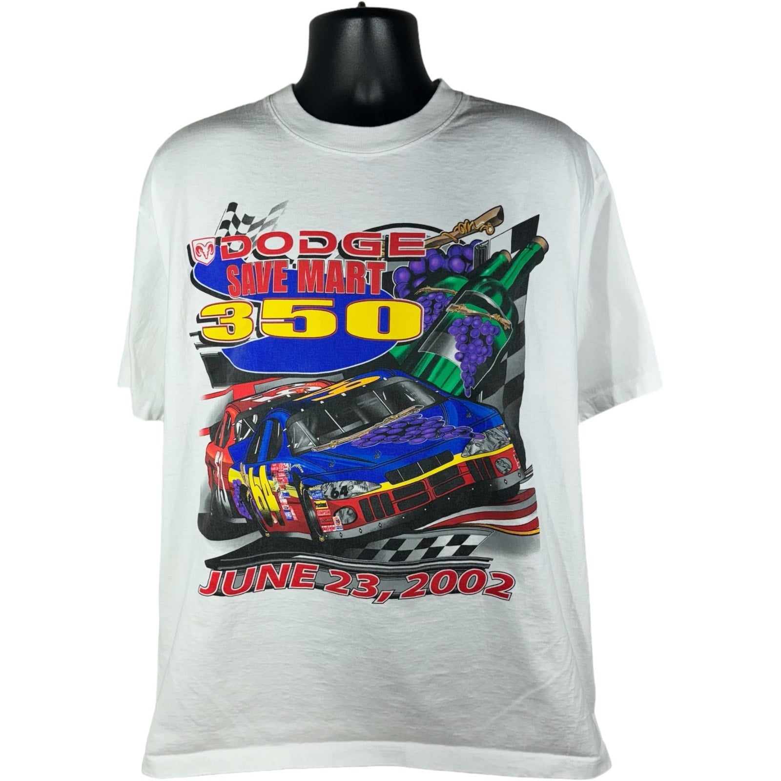 Vintage Dodge Save Mart 350 NASCAR Racing Tee