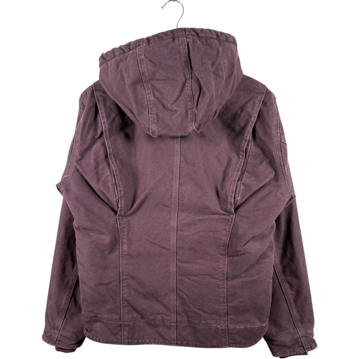 Vintage Carhartt Sherpa Lined Full Zip Hooded Workwear Jacket