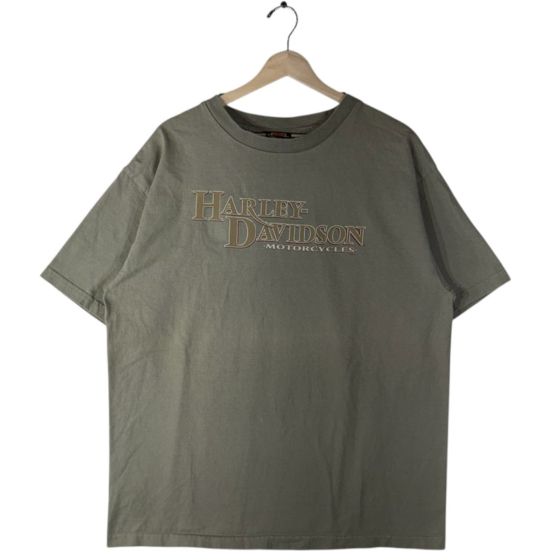 Vintage Harley Davidson Motorcycles Spellout Tee