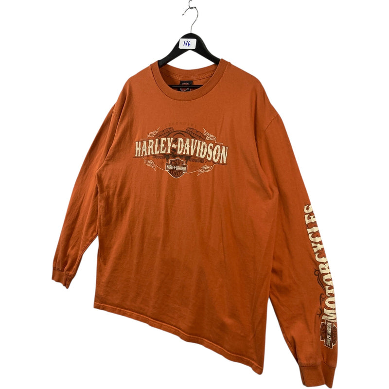 Vintage Harley Davidson Gruene Texas Long Sleeve T-Shirt