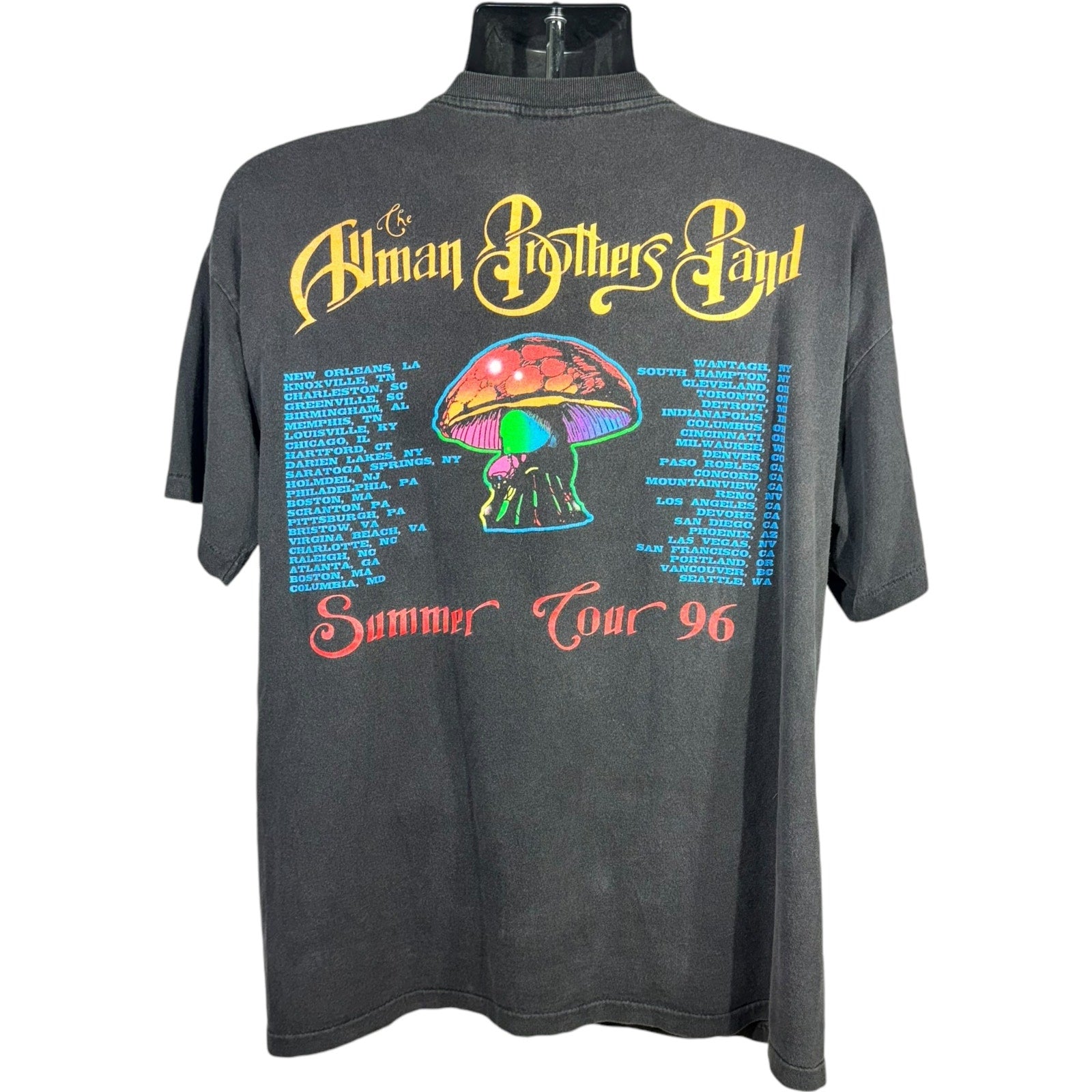 Vintage The Allman Brothers Band Summer Tour Tee '96