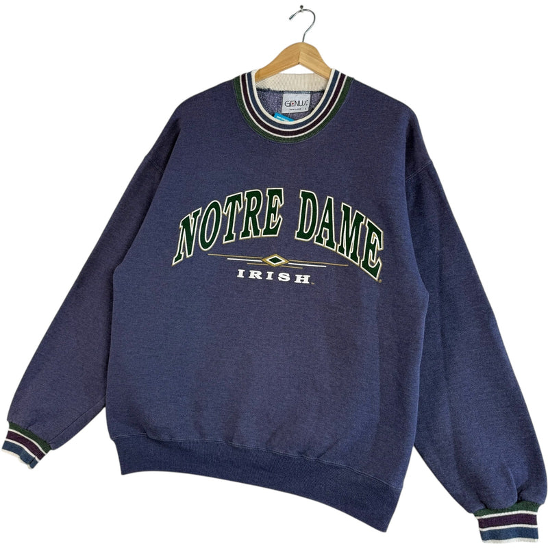 Vintage University Of Notre Dame Irish Arch Spellout Crewneck
