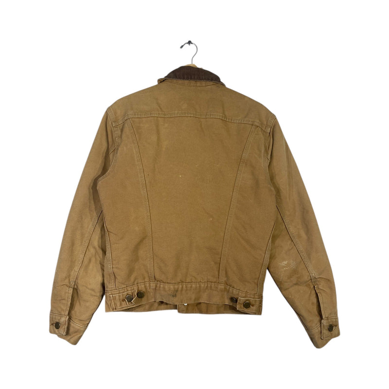 Vintage Carhartt Trucker Workwear Jacket Blanket Lined 6BWJP