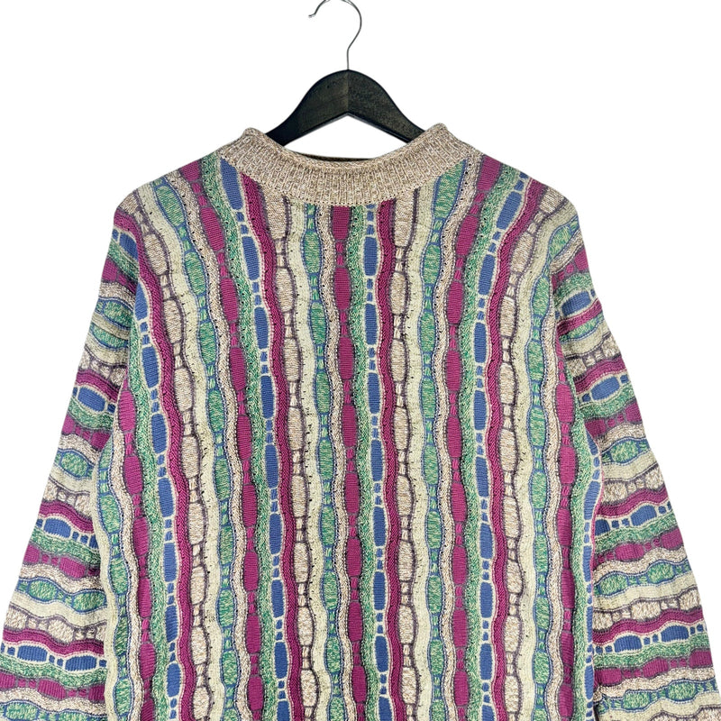 Vintage 3D Knit Sweater