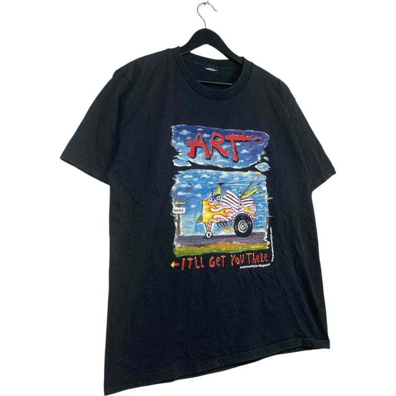 Vintage Art It'll Get You There Graphic T-Shirt