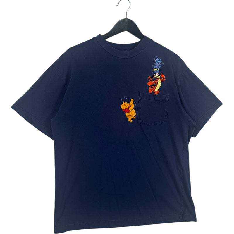 Vintage Winnie The Pooh Tigger Disney Pocket Tee