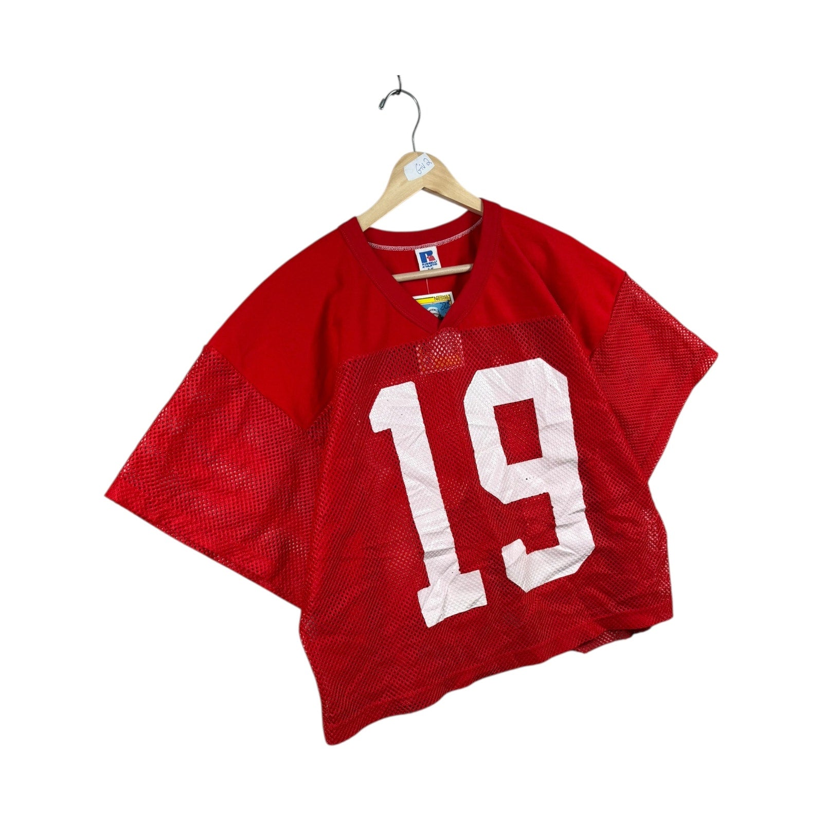 Vintage Y2K Russell Athletics Cropped Jersey