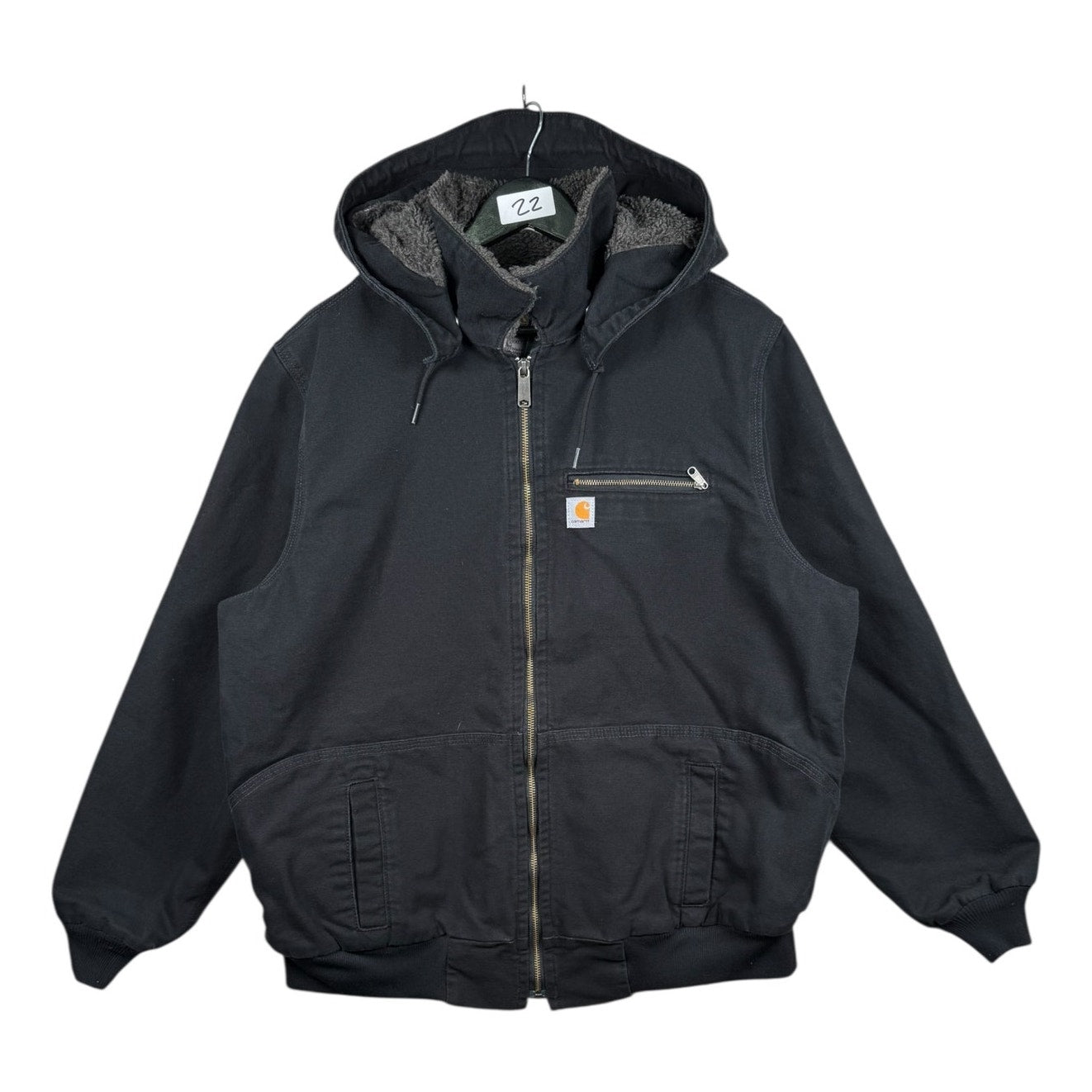 Vintage Carhartt Sherpa-Lined Full Zip Hoodie