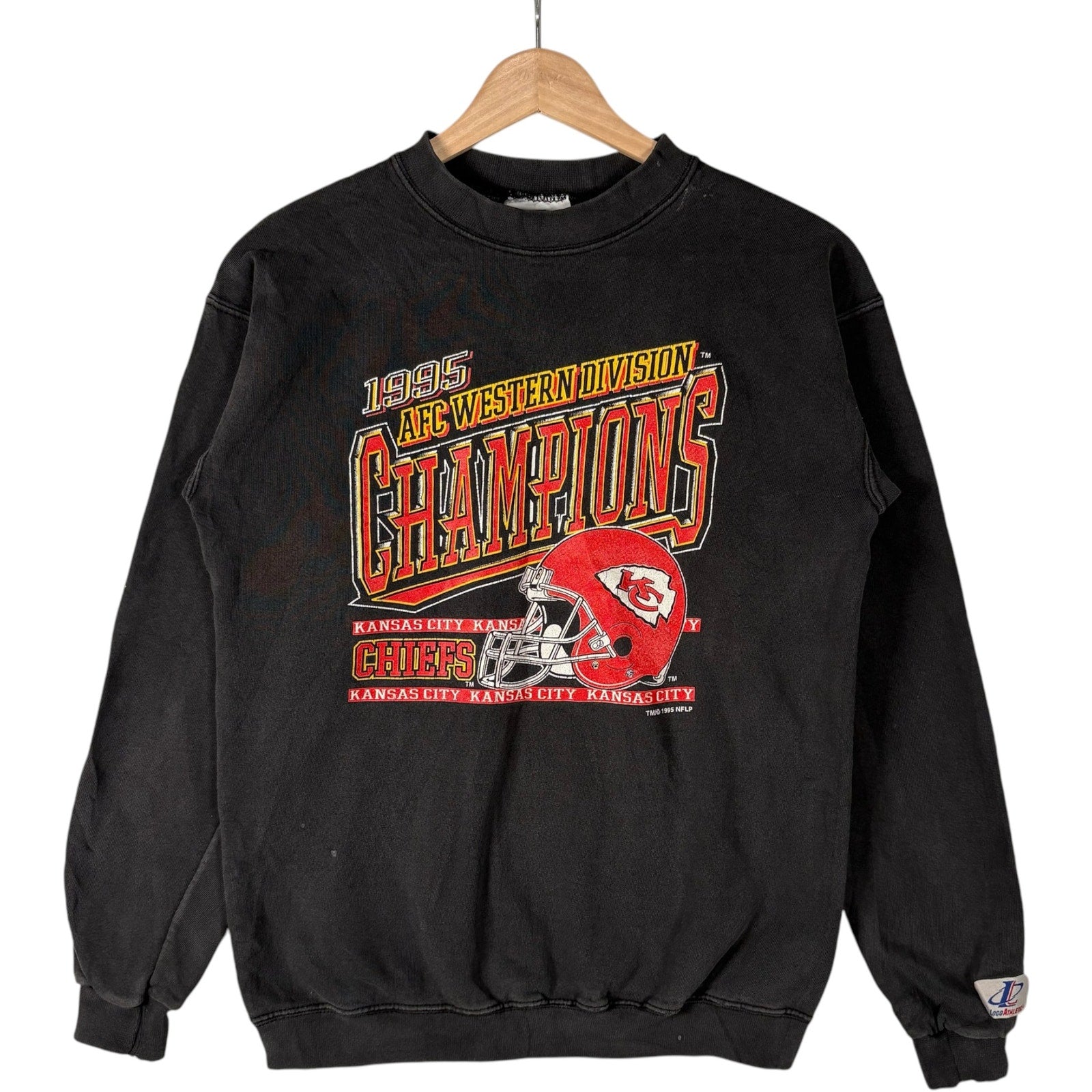 Vintage Youth Kansas City Chiefs NFL Crewneck 90s