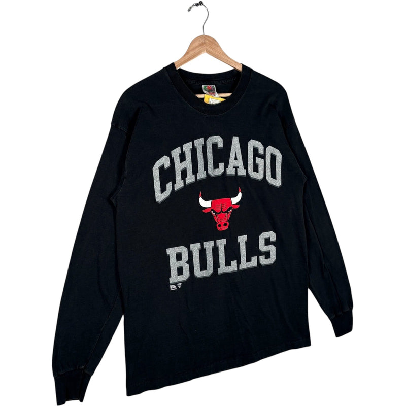 Vintage Chicago Bulls Spellout NBA Long Sleeve Tee