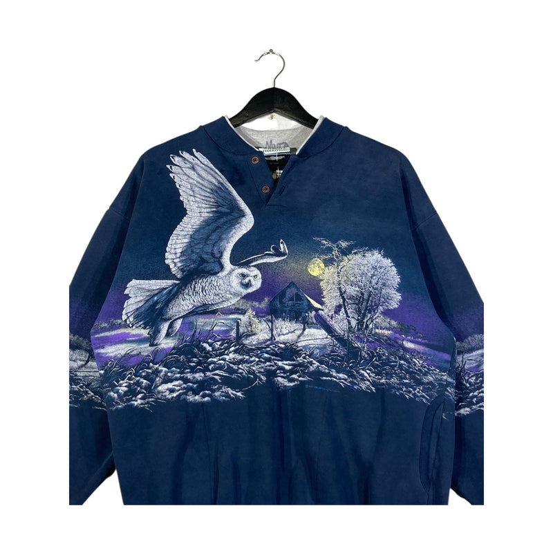 Vintage National Wildlife Federation AOP Long Sleeve