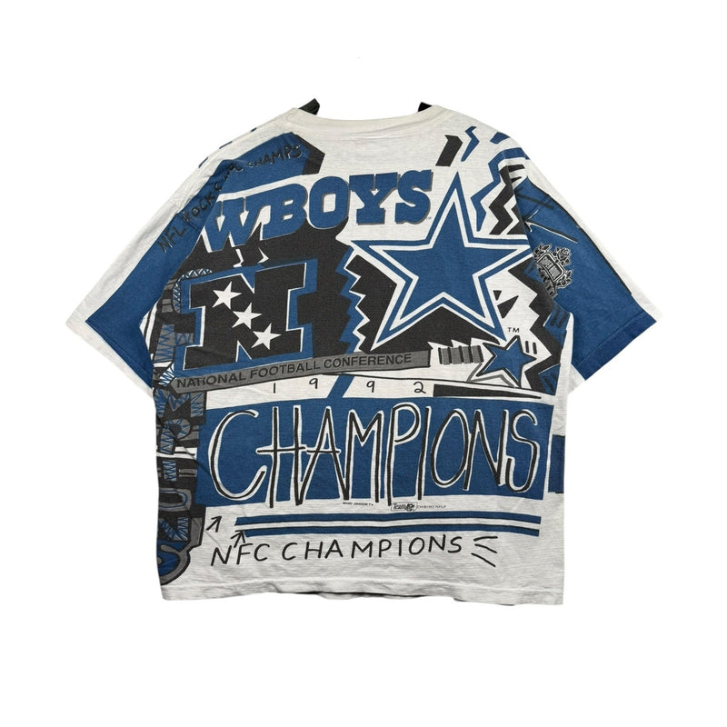 Vintage Dallas Cowboys 1992 NFC Champions NFL T-Shirt