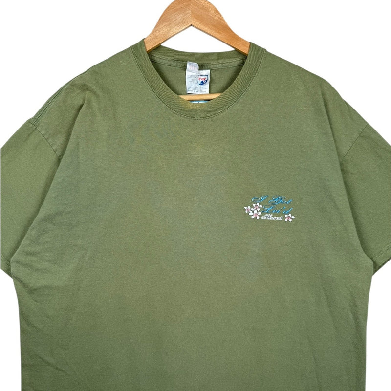 Vintage Hawaii Surf Pin-Up Girl T-Shirt