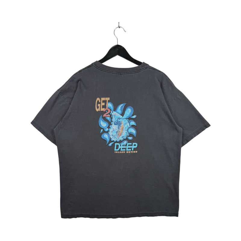 Vintage Surf Get 2 Deep Graphic 90s T-Shirt