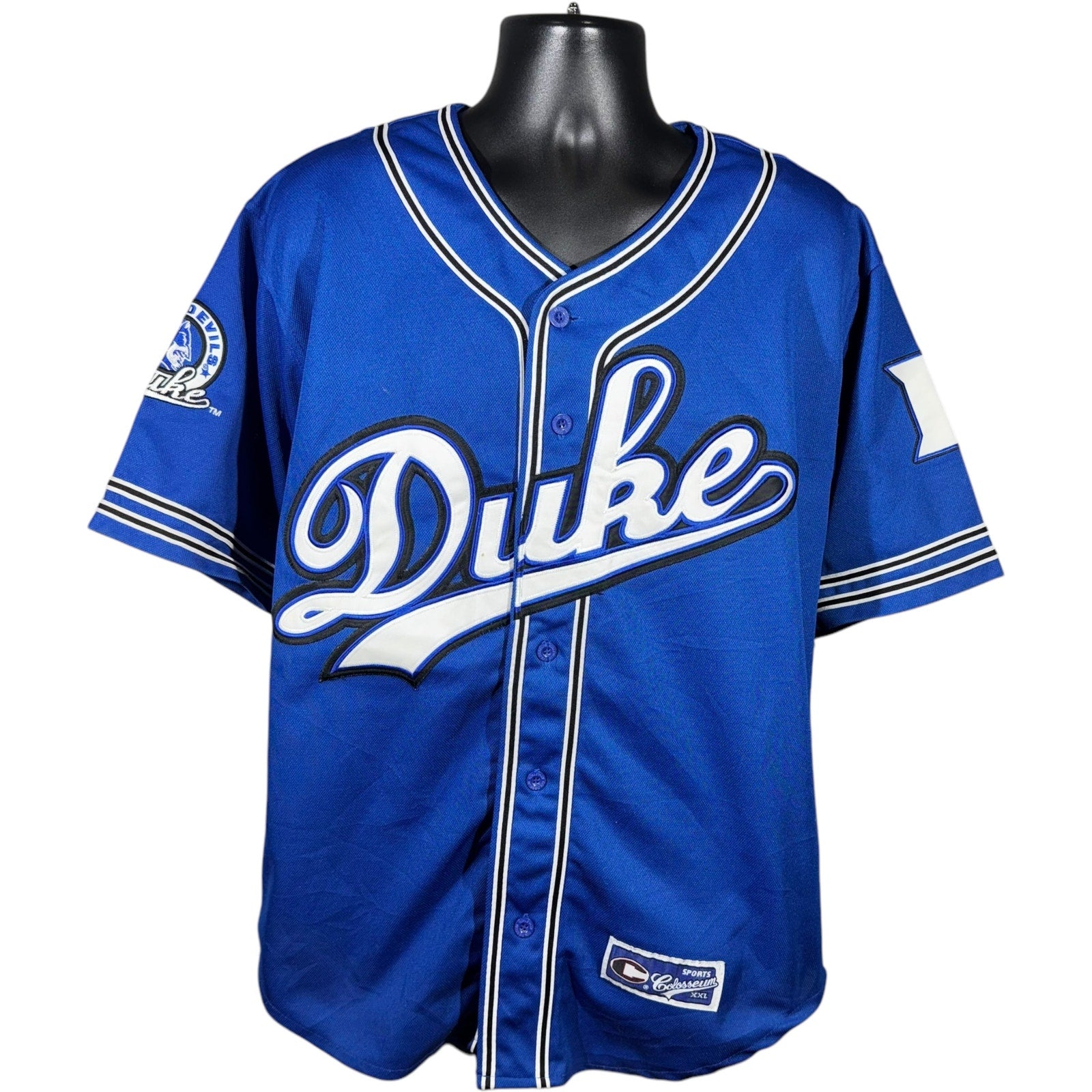 Vintage Duke University Blue Devils Baseball Jersey