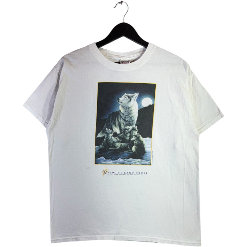 Vintage Wildlife Land Trust Wolf Graphic T-Shirt