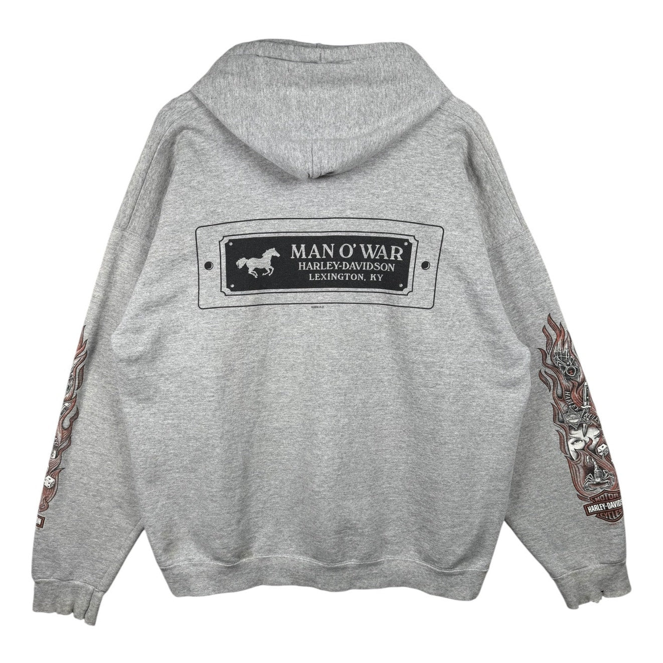 Vintage Harley-Davidson Man O’ War Lexington KY Full Zip Hoodie