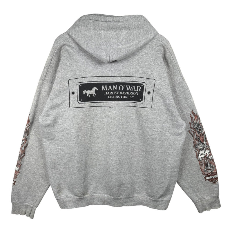 Vintage Harley-Davidson Man O’ War Lexington KY Full Zip Hoodie