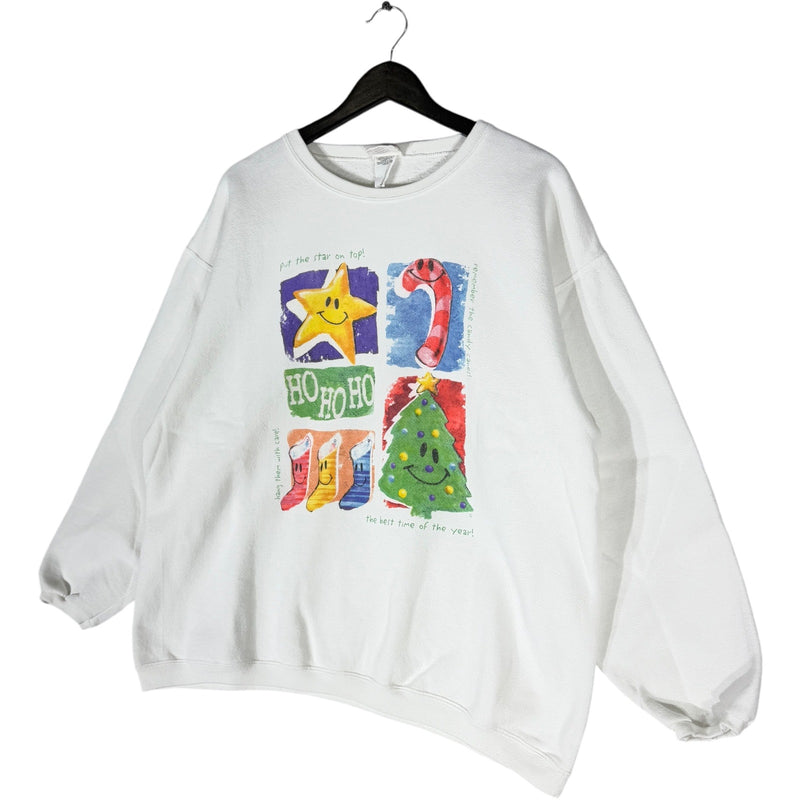 Vintage Christmas Graphic Quotes Crewneck