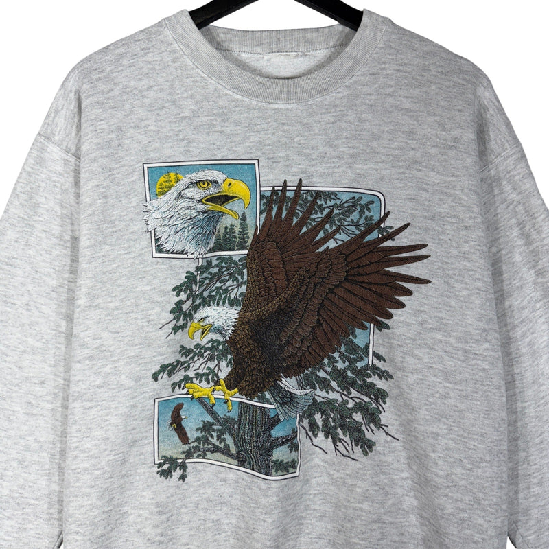 Vintage Bald Eagle Nature Crewneck