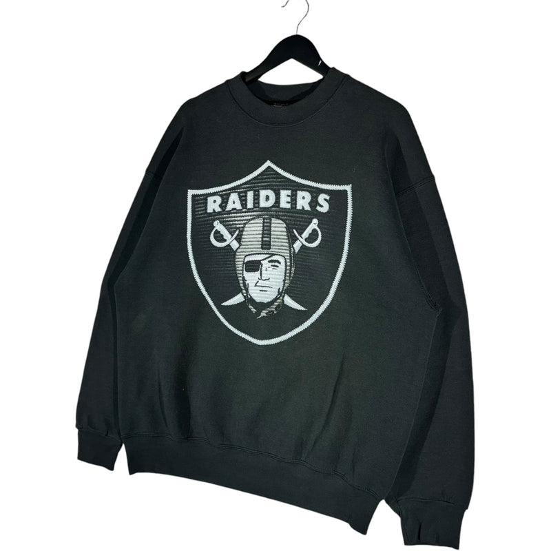 Vintage Salem Sportswear Oakland Raiders NFL Logo Crewneck