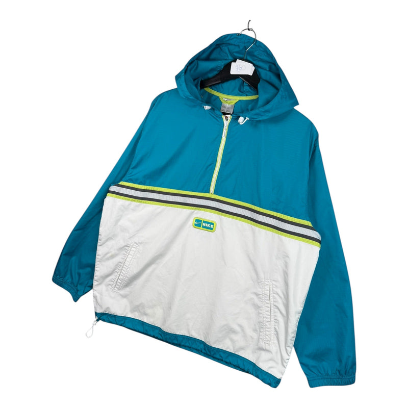 Vintage Nike Colorblock Half Zip Hooded Windbreaker