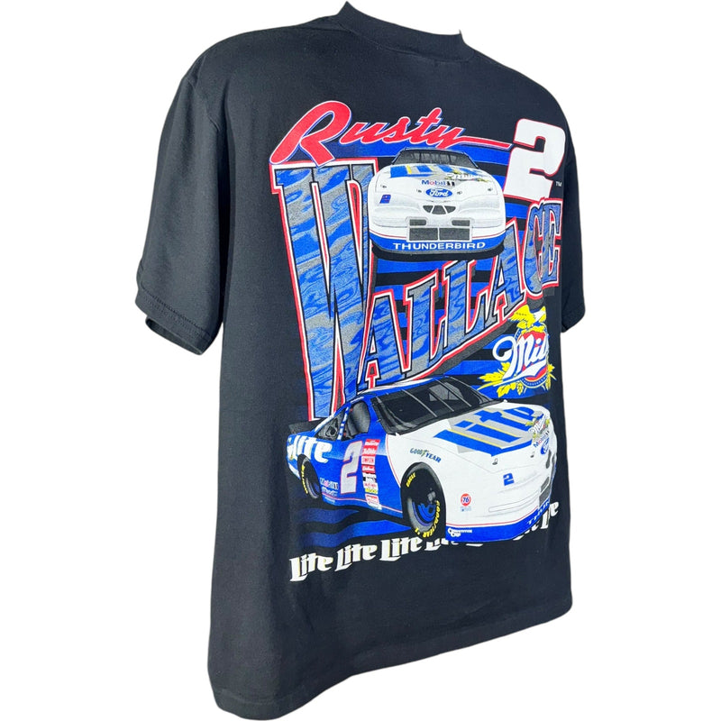 Vintage Rusty Wallace NASCAR AOP Tee