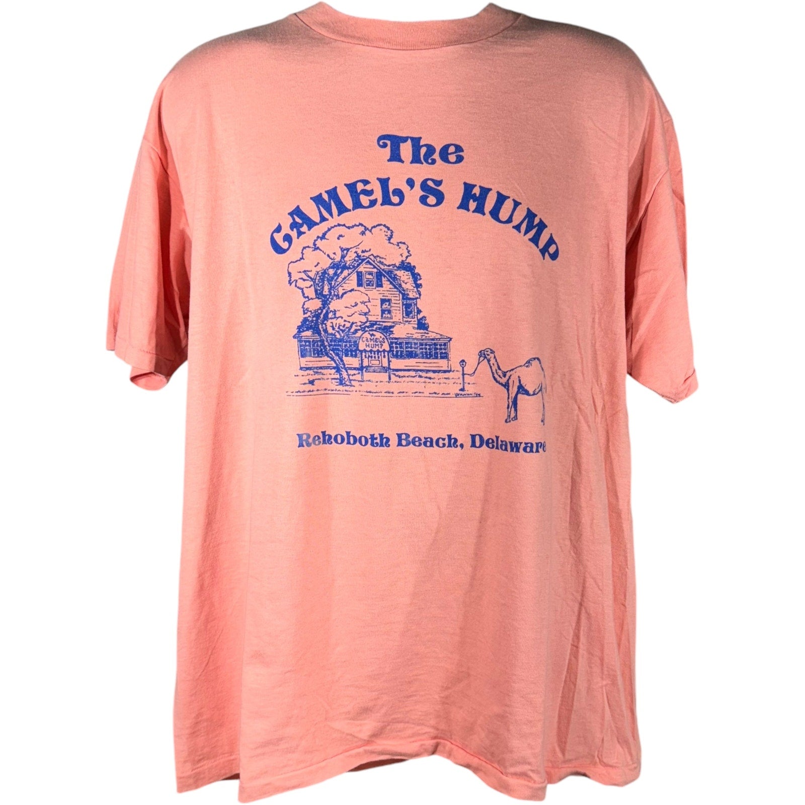 Vintage "The Camels Hump" Delaware Souvenir Tee