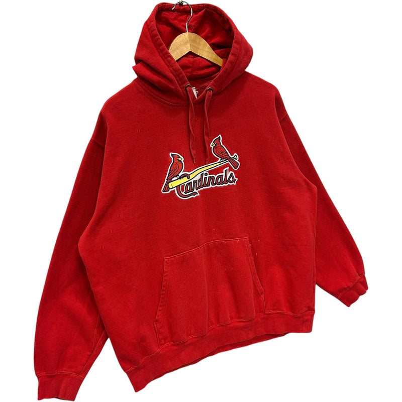 Vintage St. Louis Cardinals Spellout Logo MLB Hoodie