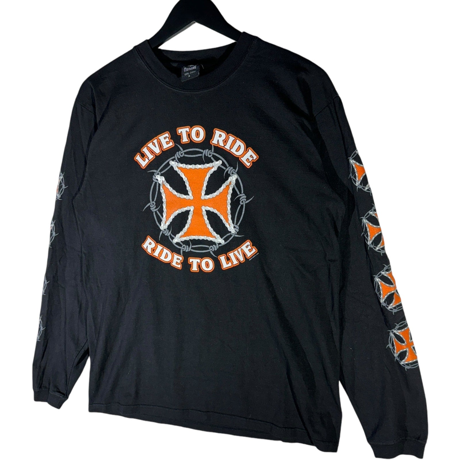 Vintage "Live To Ride Ride To Live" Long Sleeve