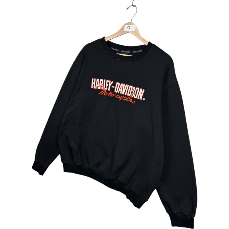 Vintage Harley Davidson Genuine Embroidered Crewneck