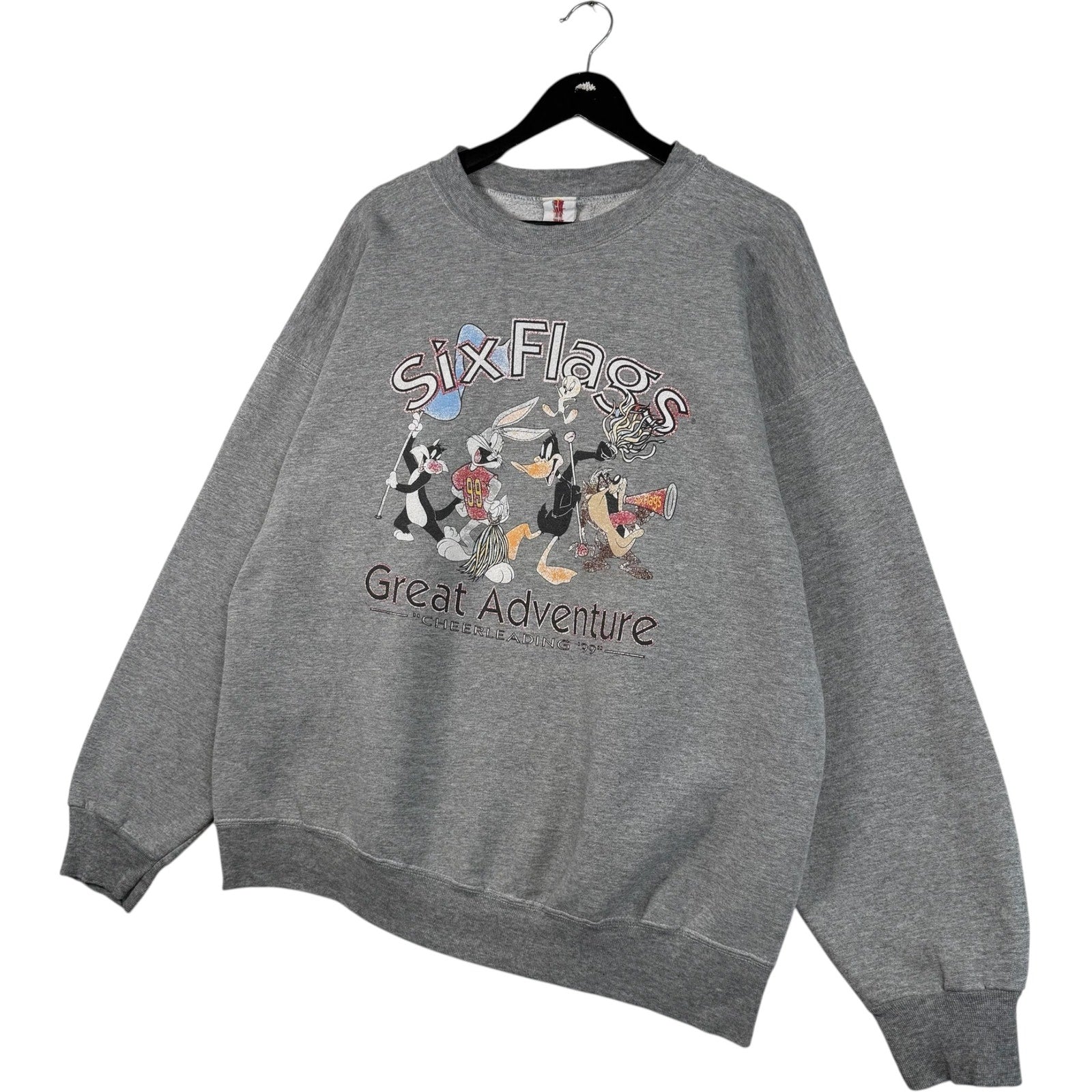 Vintage Six Flags Great Adventure Cheerleading Crewneck