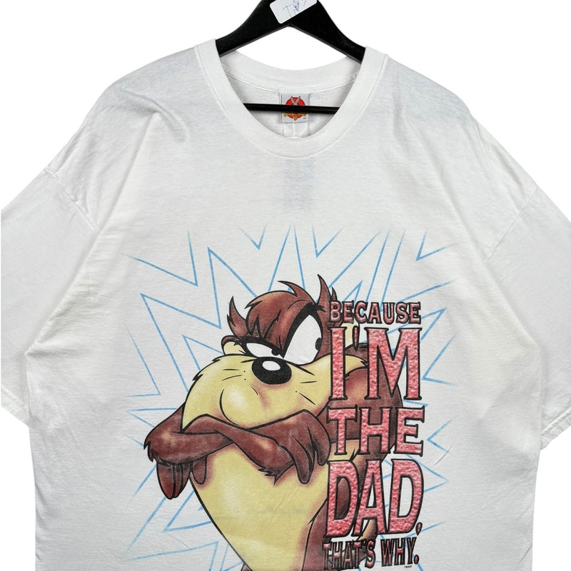 Vintage Looney Tunes Taz Because I’m The Dad T-Shirt