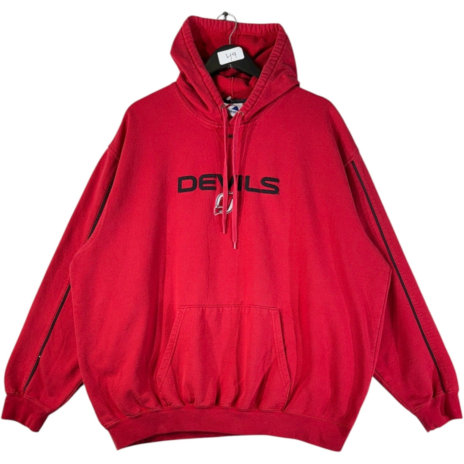 Vintage Majestic Devils NHL Team Logo Hoodie
