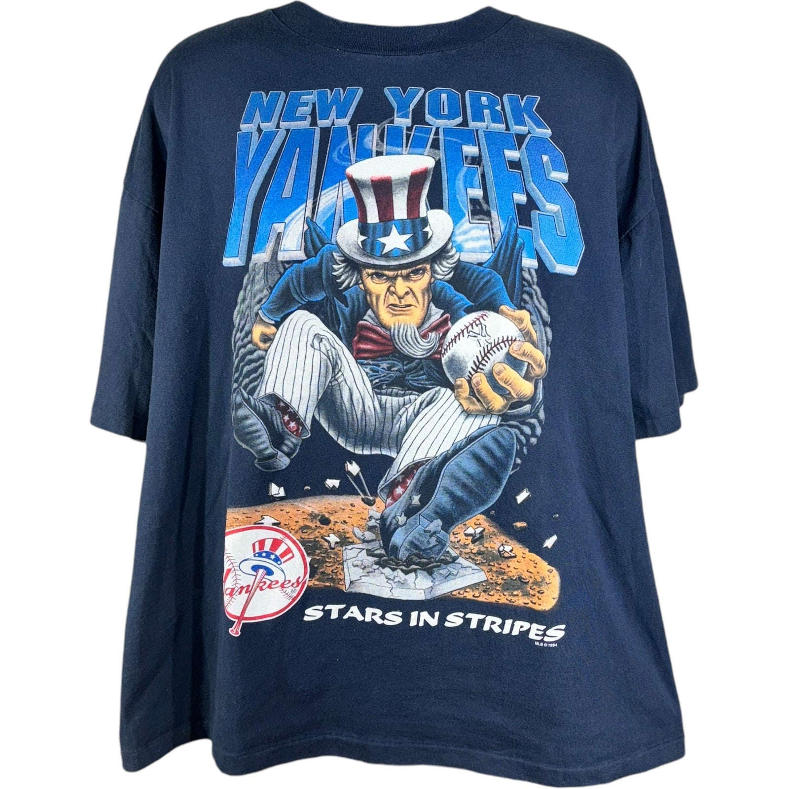 Vintage Salem Sportswear New York Yankees Uncle Sam MLB Tee