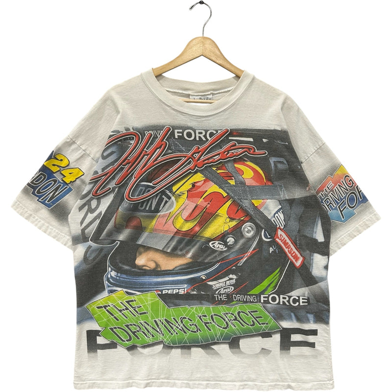 Vintage Jeff Gordon #24 The Driving Force AOP NASCAR Tee