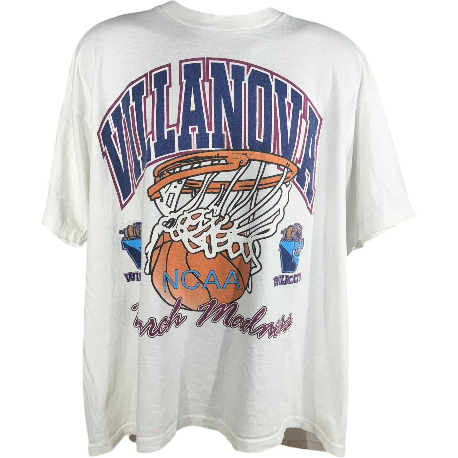 Vintage Villanova University March Madness Tee 90's