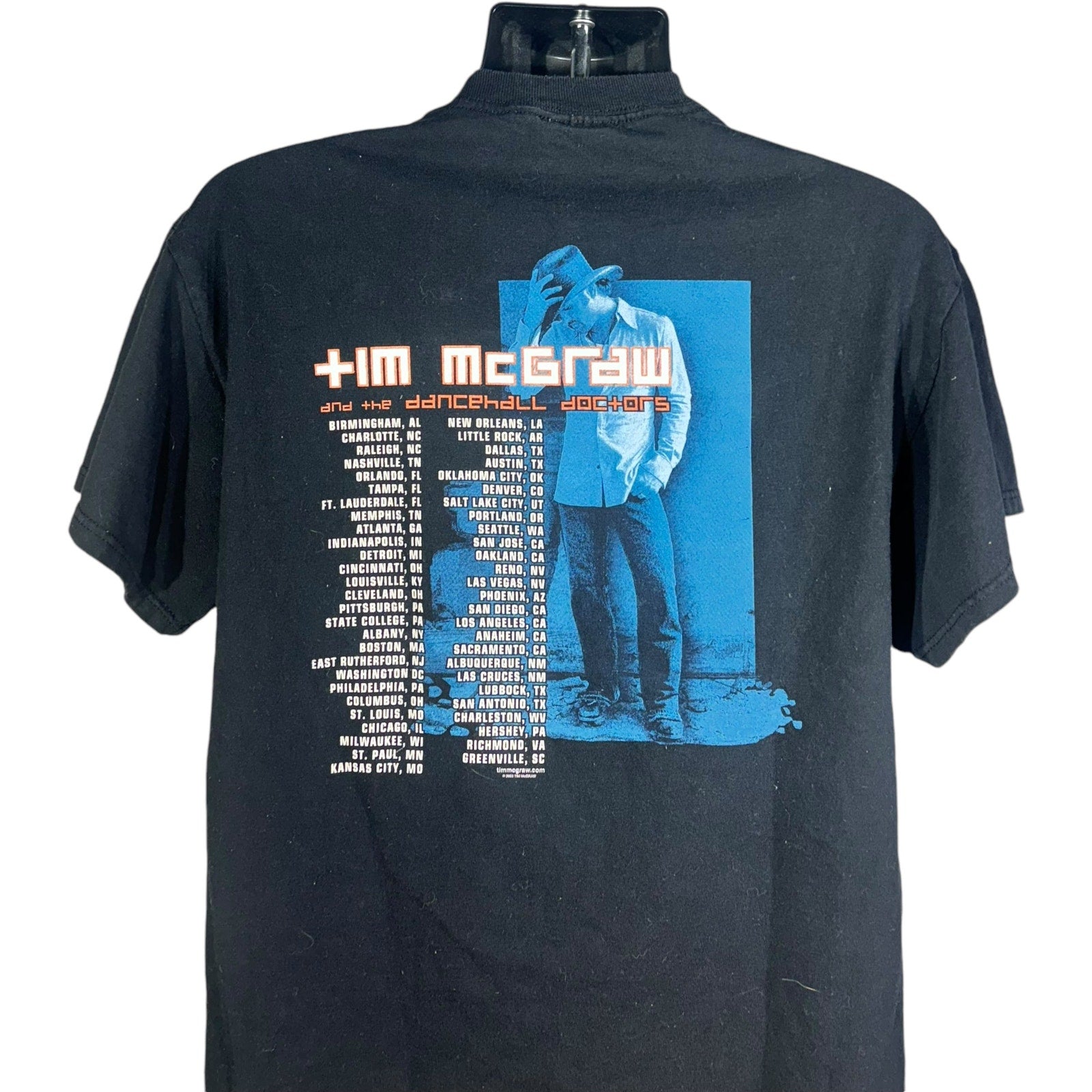 Vintage Tim McGraw and The Dancehall Doctors Tour Tee 2003