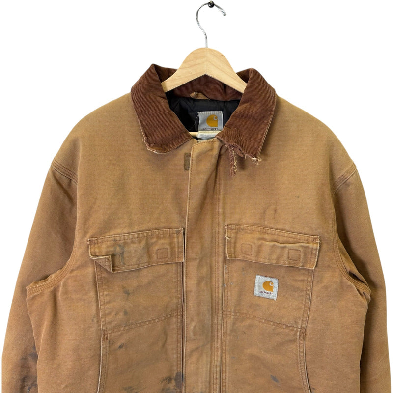 Vintage Carhartt C03 BRN Full Zip Workwear Jacket